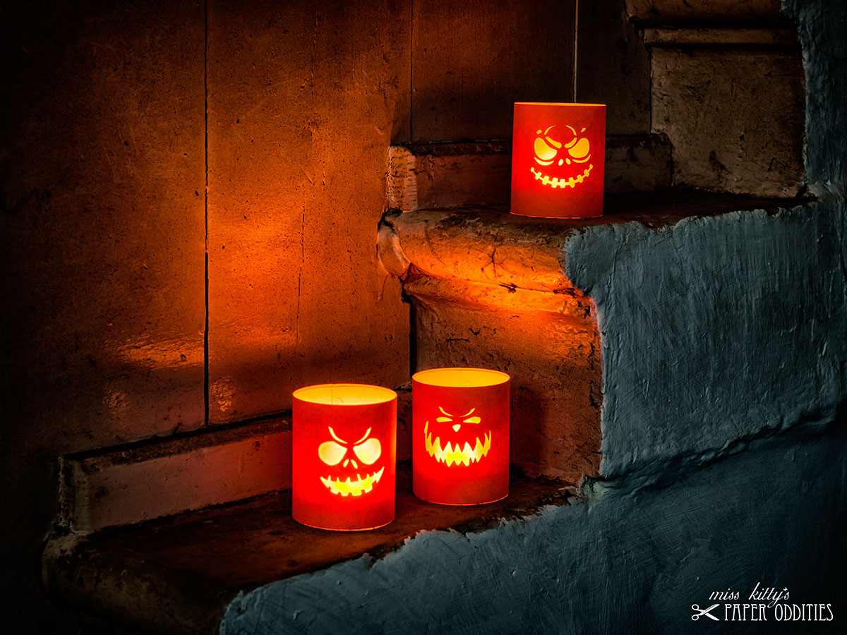 Windlicht-Set &raquo;Jack O'Lantern&laquo;